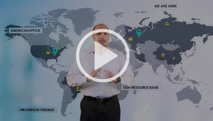 Presentador a cámara